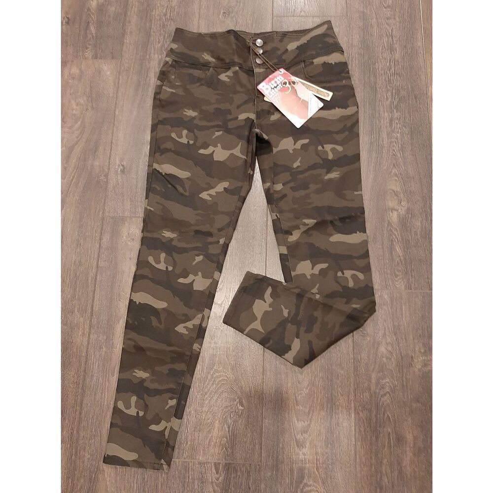 Hybrid & Company Bum Lifter 3.0 Camo Pants Size 13 NWT Stretch Shaping Jeans